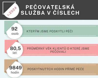 pečovatelská služba v číslech - r. 2024