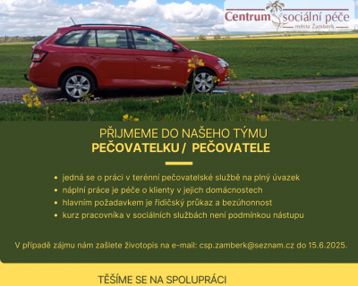 hledáme posilu do našeho týmu