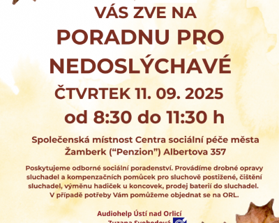 poradna pro nedoslýchavé