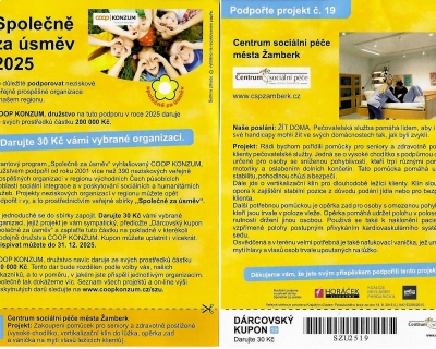 SBÍRKA KONZUMU SPOLEČNĚ ZA ÚSMĚV 2025