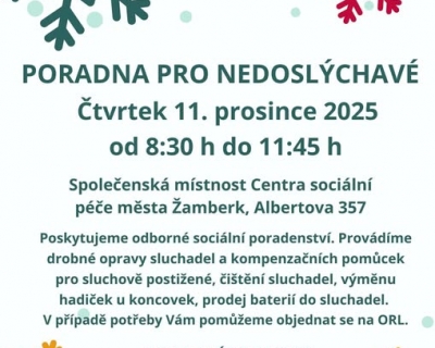 poradna pro nedoslýchavé