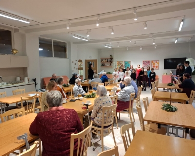 vánoční zpívání s dětmi ze ZŠ Nádražní 743 v Žamberku