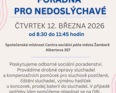 poradna pro nedoslýchavé