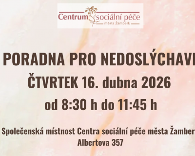 poradna pro nedoslýchavé