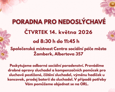 poradna pro nedoslýchavé